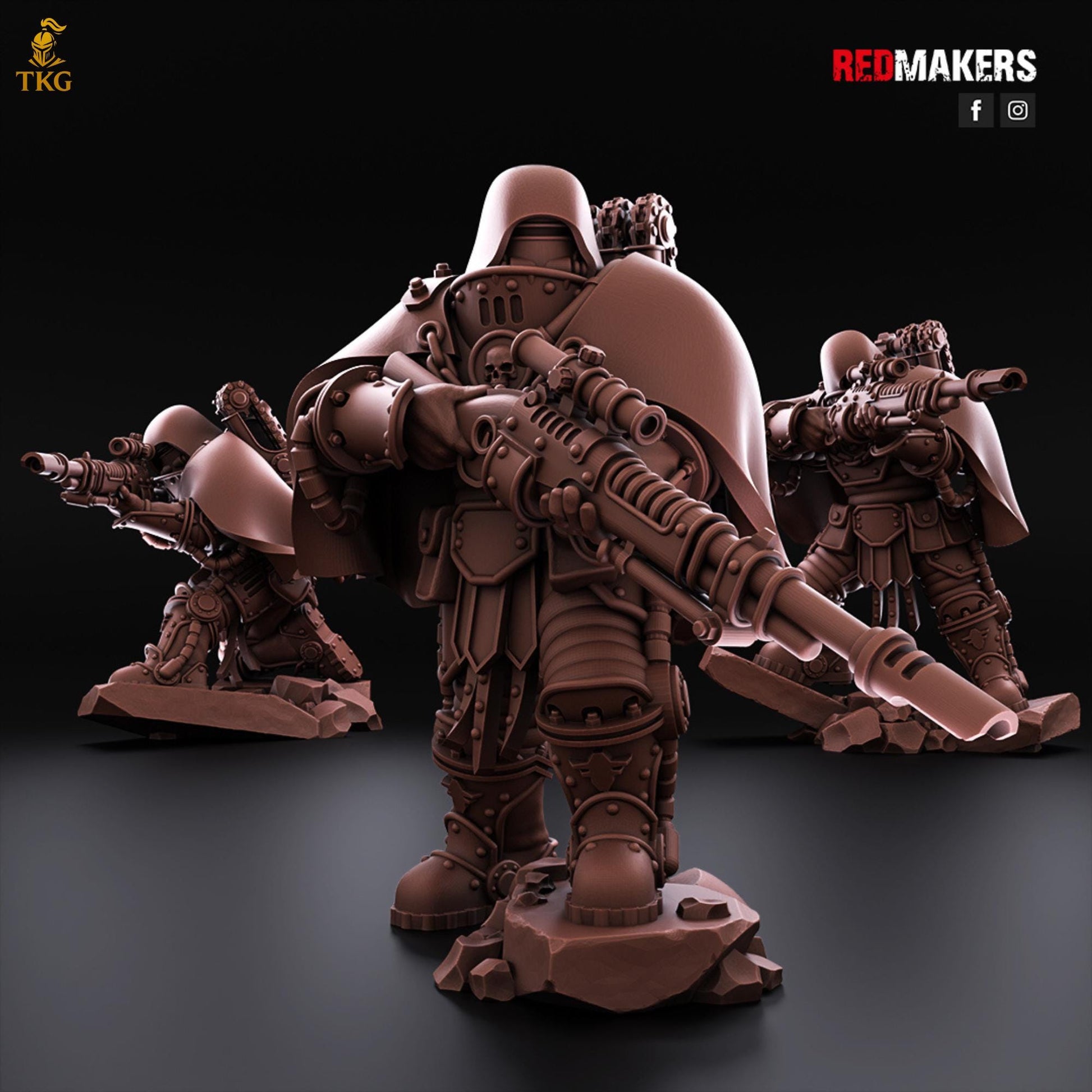 Solar Guard - Snipers of the Imperial Force by Red Makers | 3D printed Tabletop Miniatures