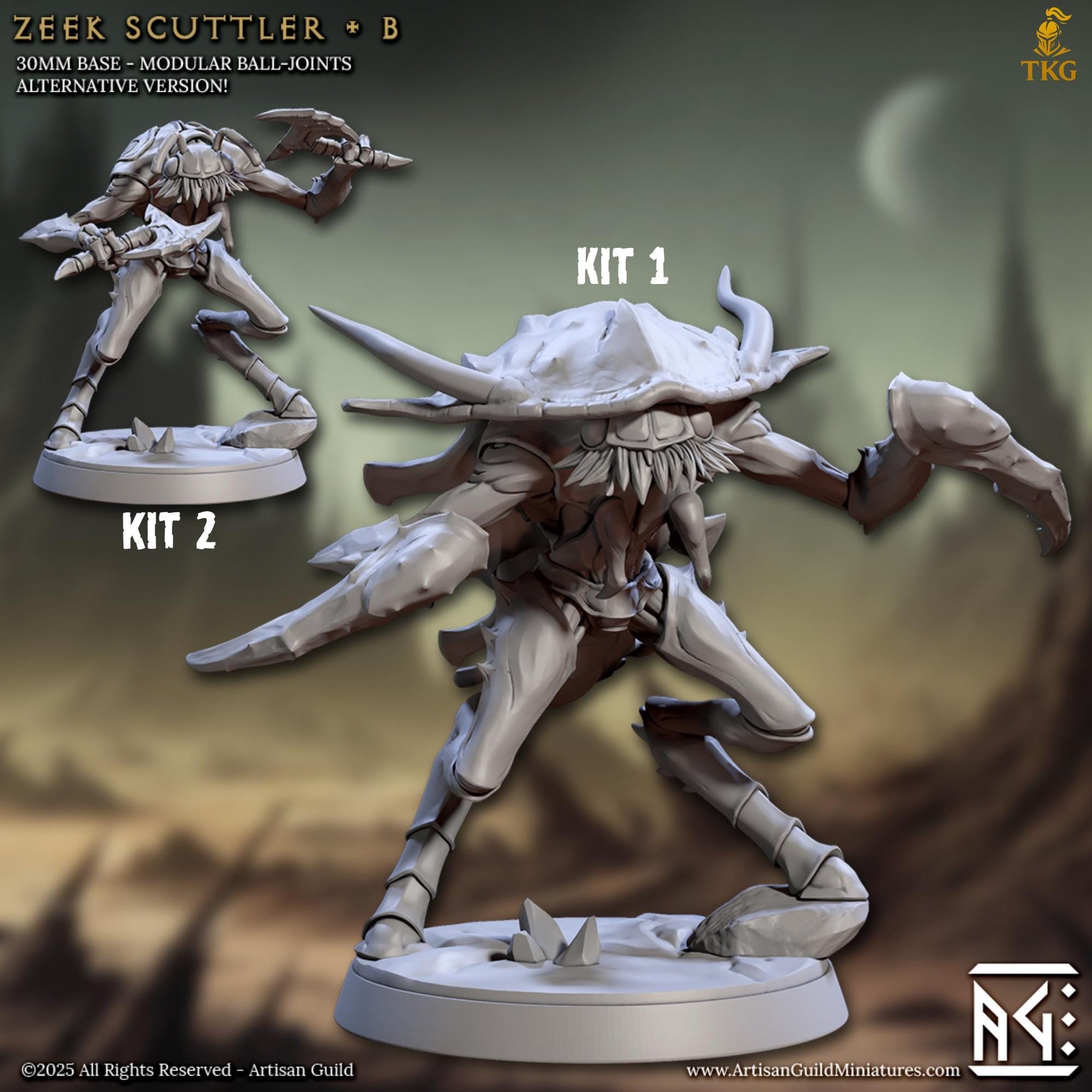 Brood of the Zeek Scuttlers by Artisan Guild | 3D Printed Miniatures
