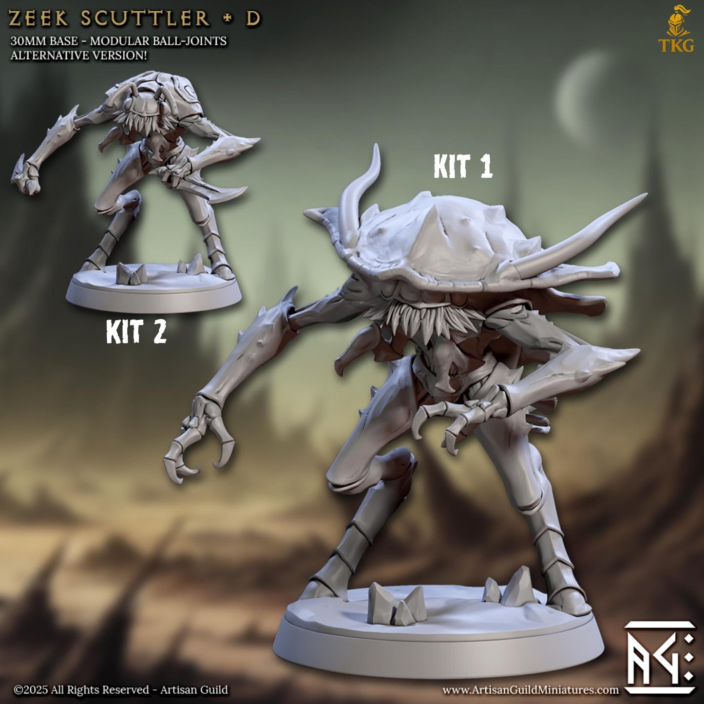 Brood of the Zeek Scuttlers by Artisan Guild | 3D Printed Miniatures