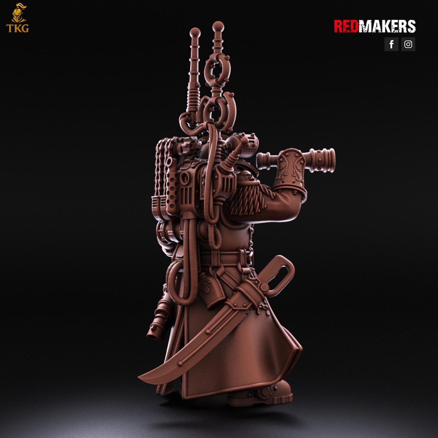 Solar Guard - Command Squad of the Imperial Force by Red Makers | 3D printed Tabletop Miniatures