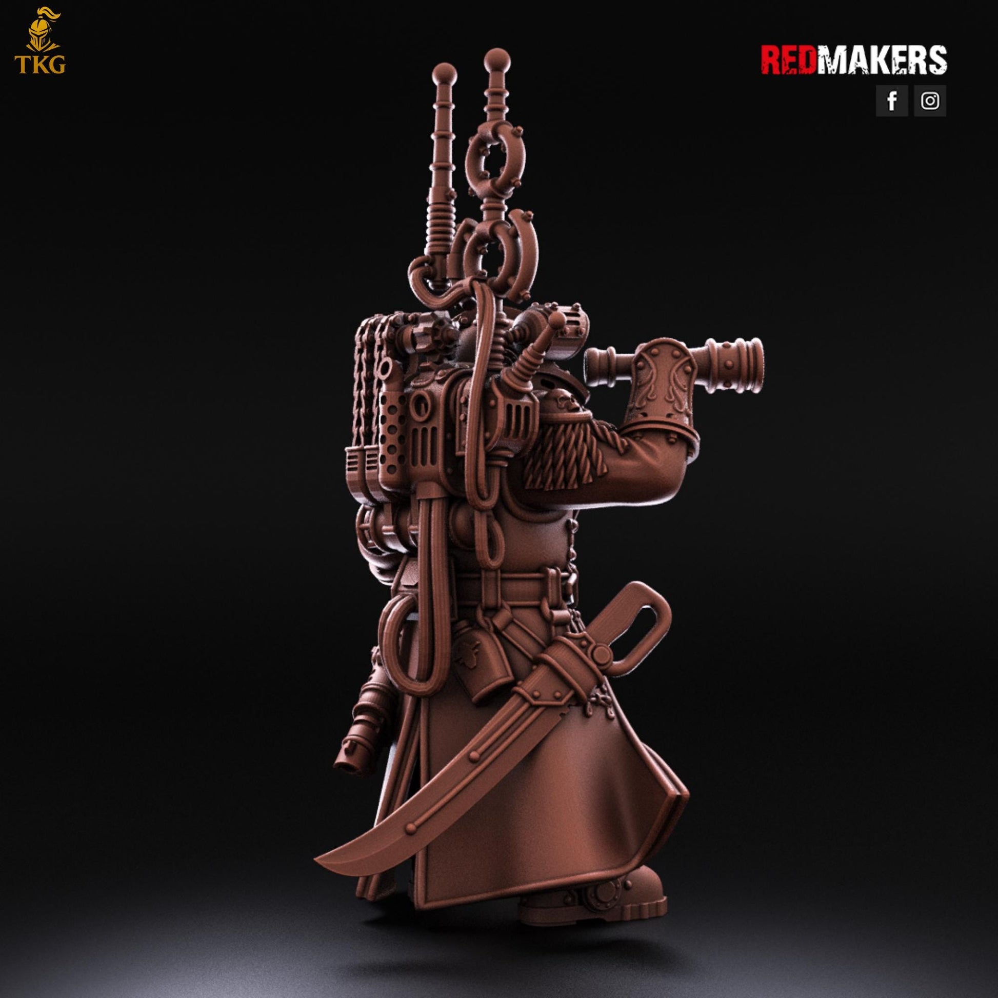 Solar Guard - Command Squad of the Imperial Force by Red Makers | 3D printed Tabletop Miniatures