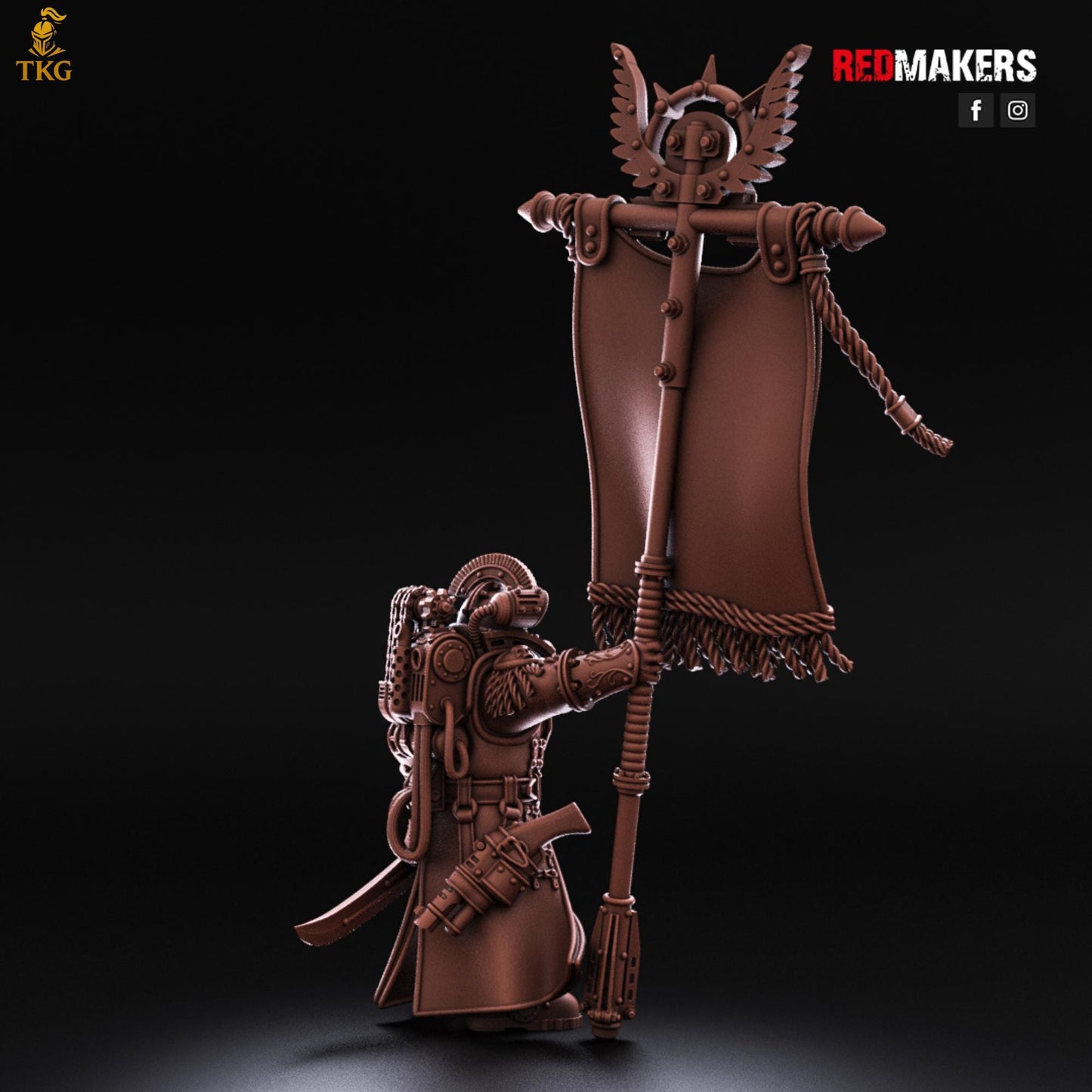 Solar Guard - Command Squad of the Imperial Force by Red Makers | 3D printed Tabletop Miniatures