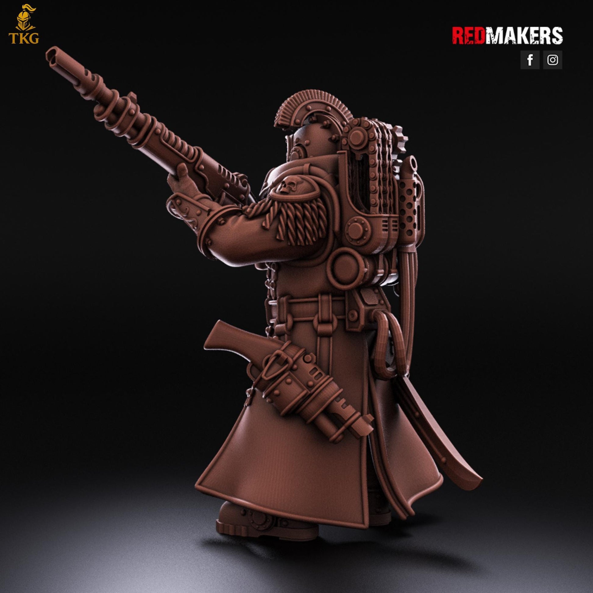 Solar Guard - Command Squad of the Imperial Force by Red Makers | 3D printed Tabletop Miniatures