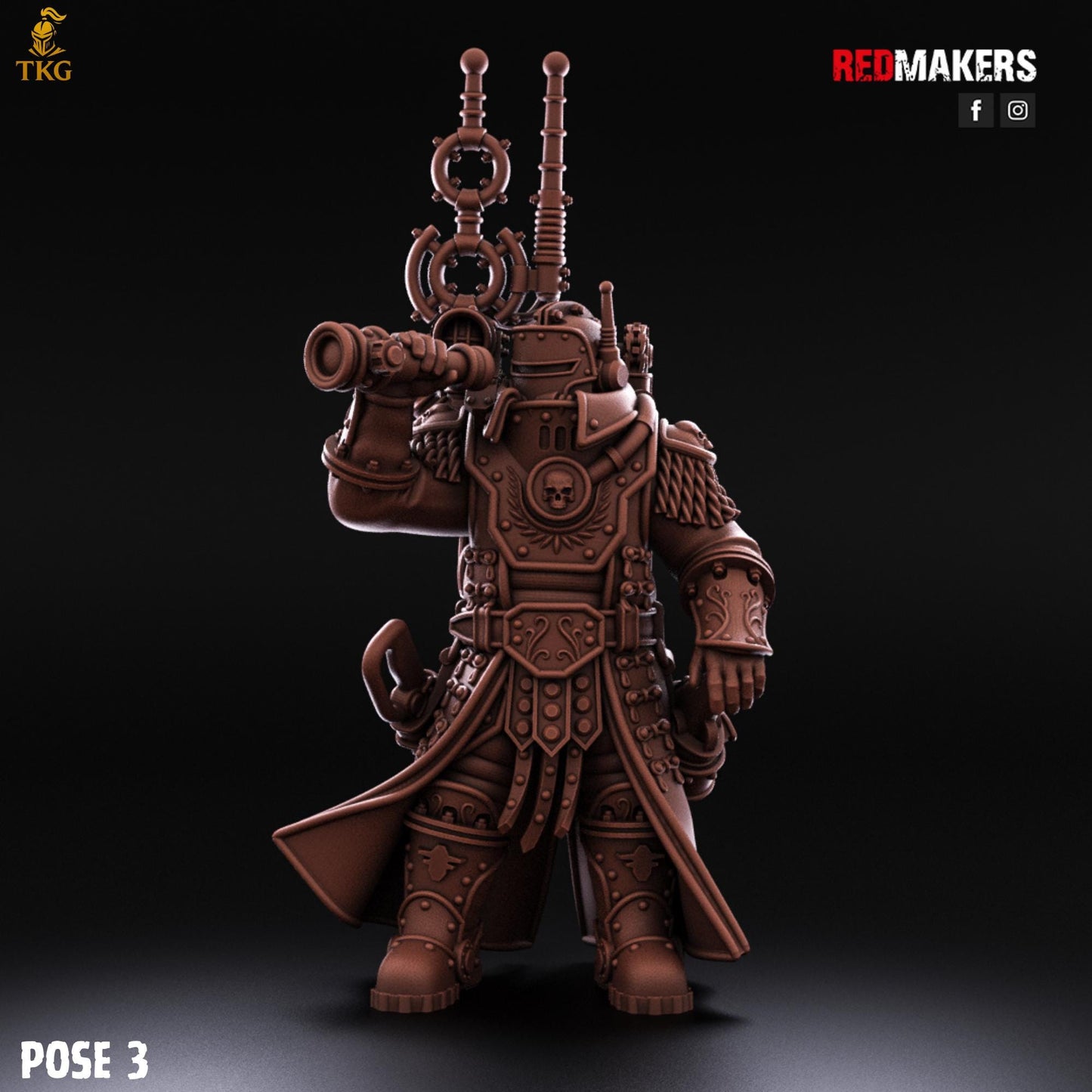 Solar Guard - Command Squad of the Imperial Force by Red Makers | 3D printed Tabletop Miniatures