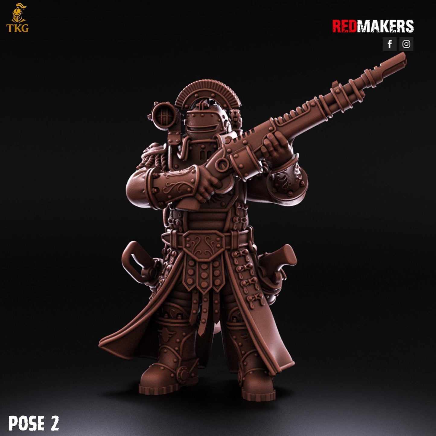 Solar Guard - Command Squad of the Imperial Force by Red Makers | 3D printed Tabletop Miniatures