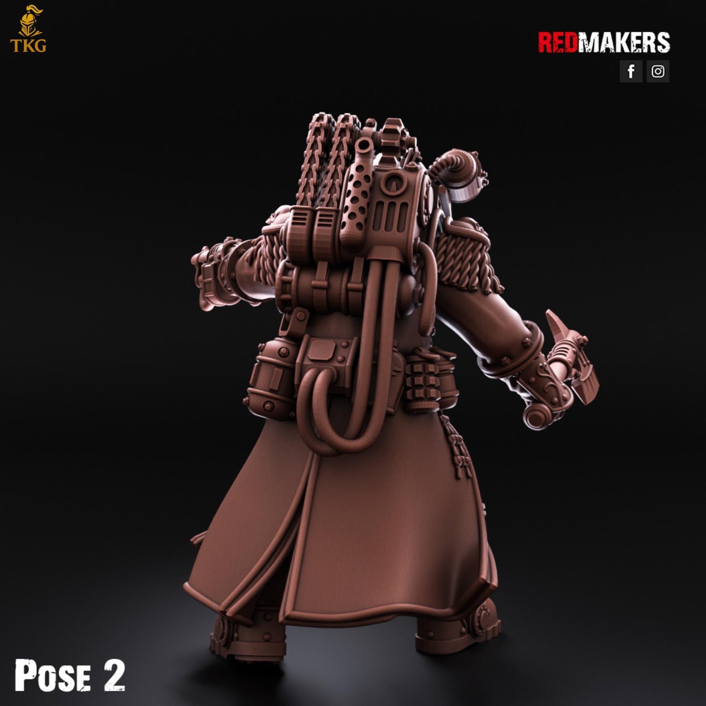 Solar Guard - Tactical Command Squad - Imperial Force by Red Makers | 3D printed Tabletop Miniatures