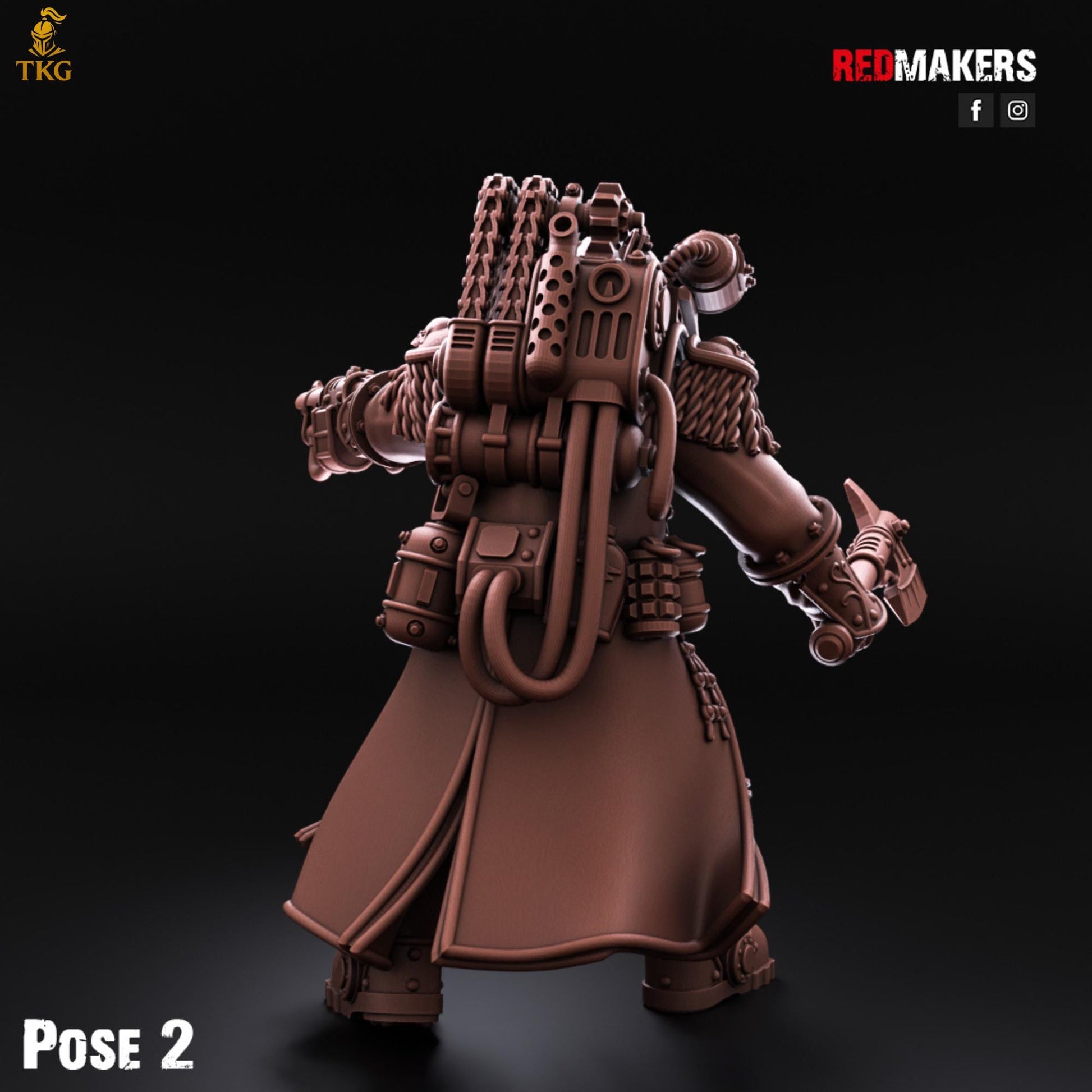 Solar Guard - Tactical Command Squad - Imperial Force by Red Makers | 3D printed Tabletop Miniatures