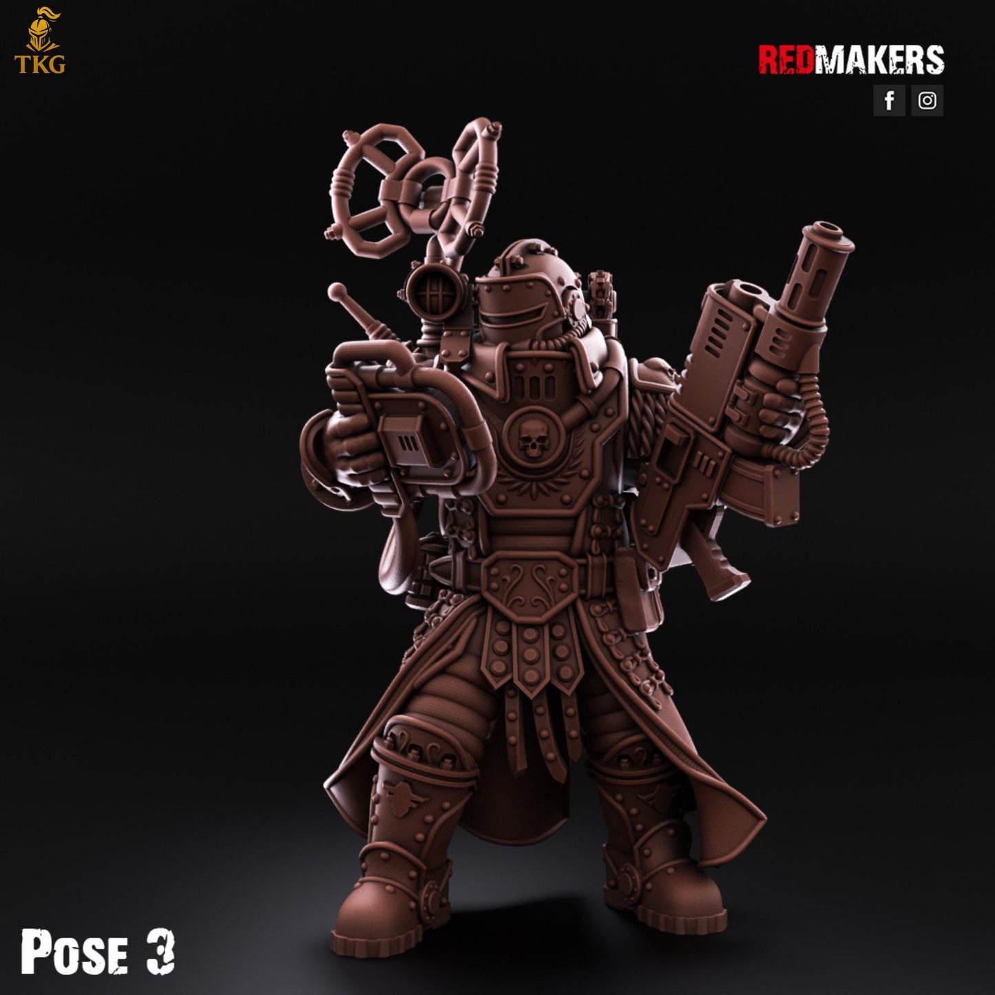 Solar Guard - Tactical Command Squad - Imperial Force by Red Makers | 3D printed Tabletop Miniatures