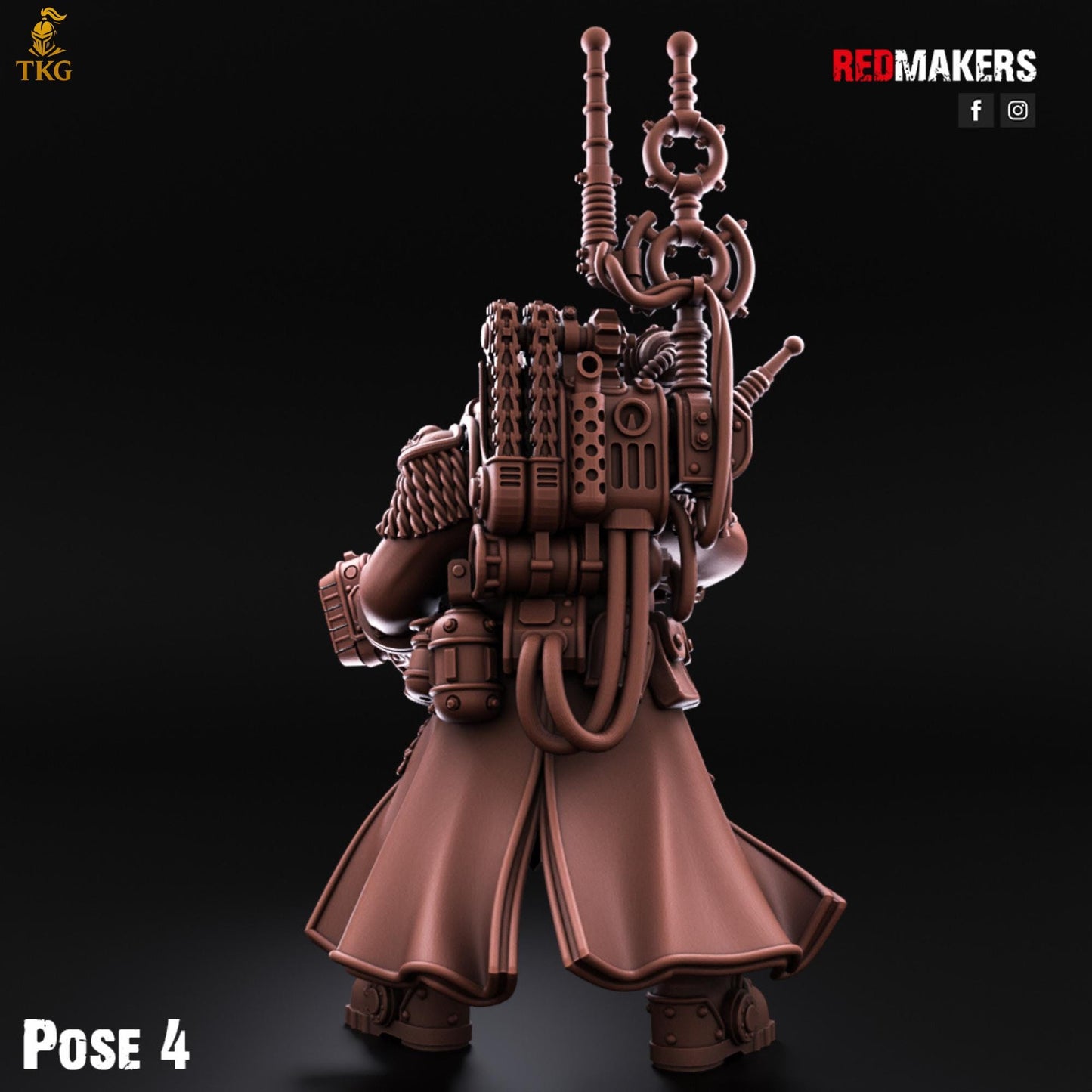 Solar Guard - Tactical Command Squad - Imperial Force by Red Makers | 3D printed Tabletop Miniatures