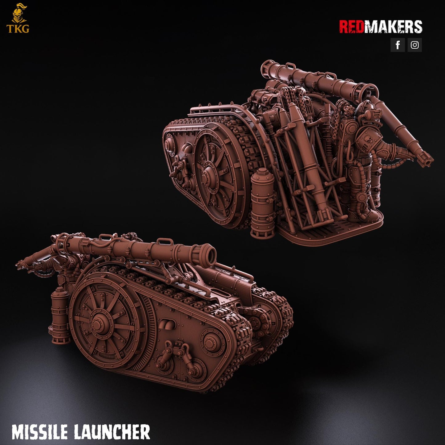 Solar Guard - Heavy Support Squad by Red Makers | 3D printed Tabletop Miniatures