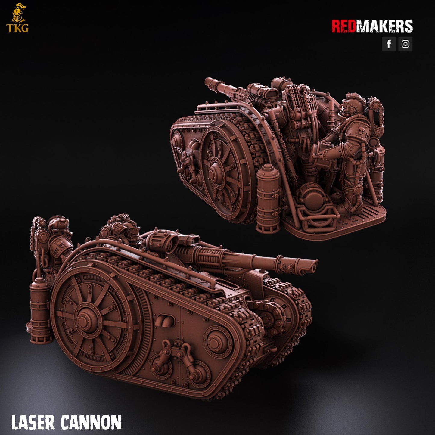 Solar Guard - Heavy Support Squad by Red Makers | 3D printed Tabletop Miniatures