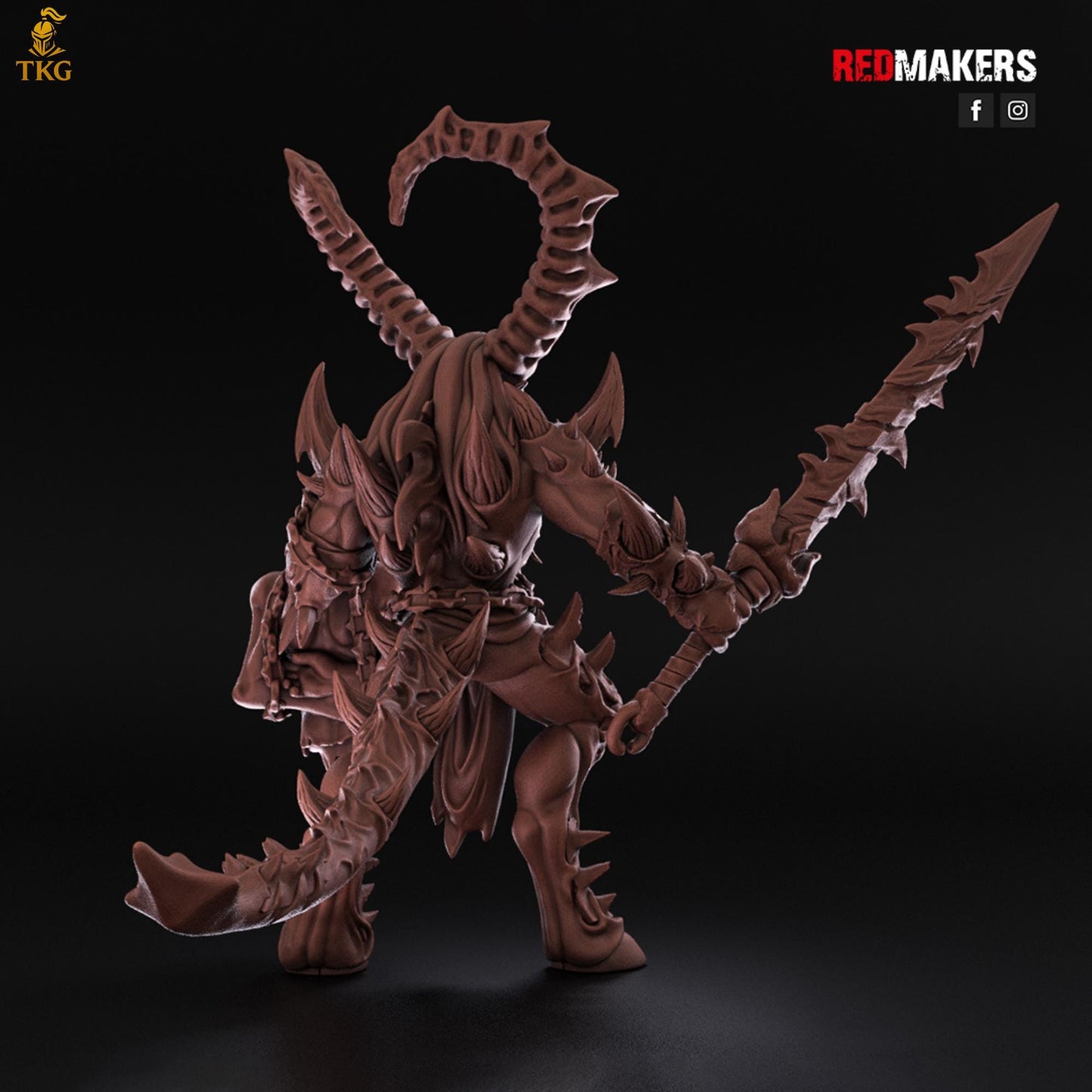 Bloodthirsty Master by RedMakers | 3D Printed Tabletop Miniatures