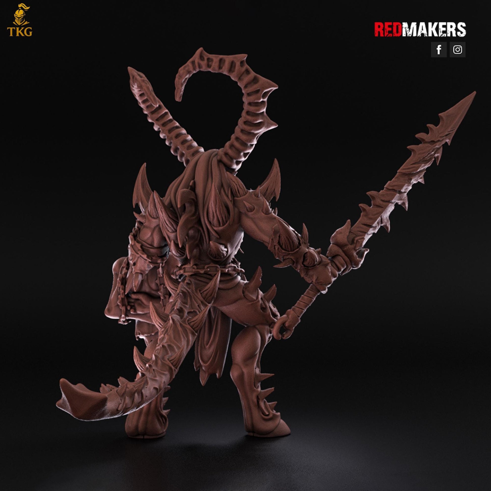 Bloodthirsty Master by RedMakers | 3D Printed Tabletop Miniatures