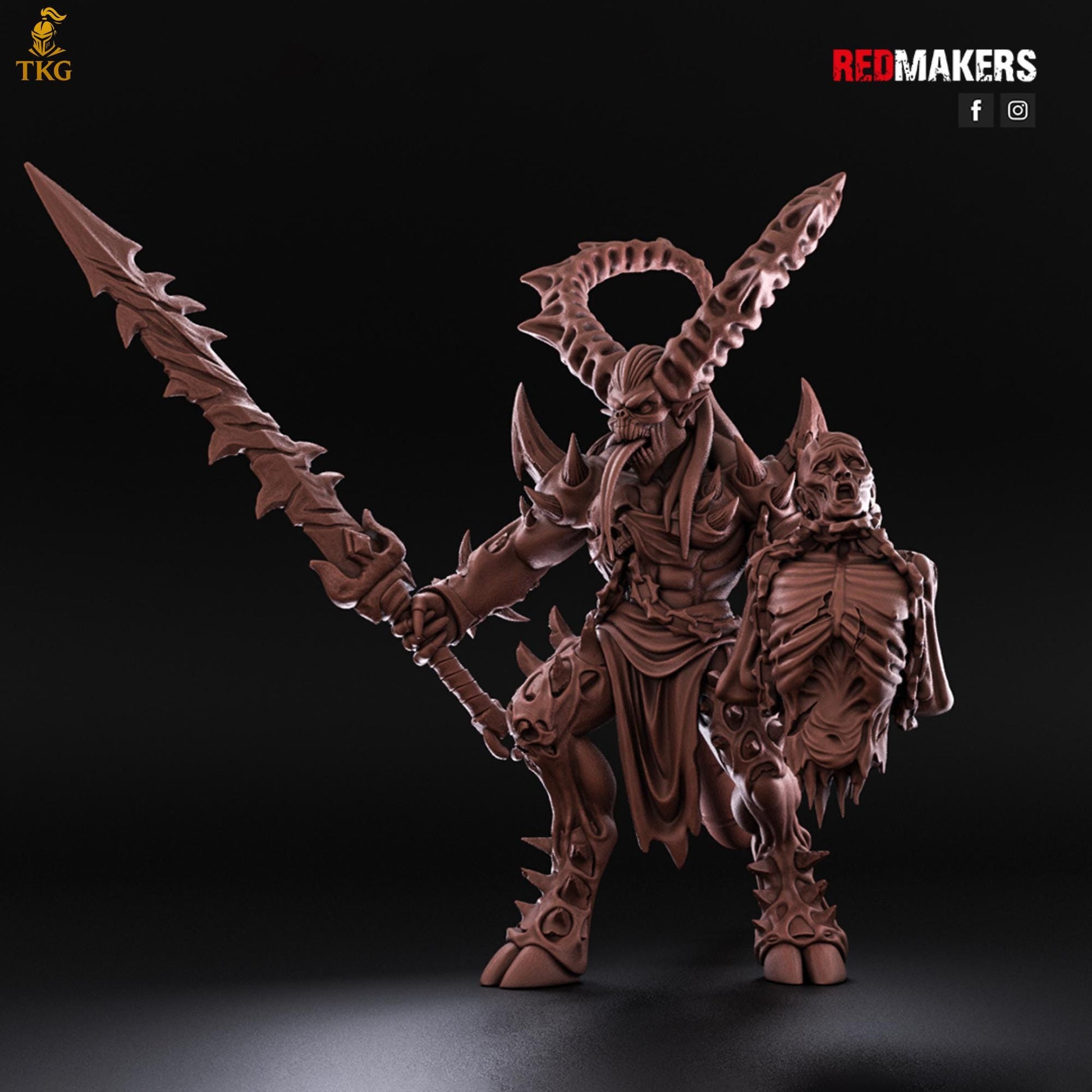 Bloodthirsty Master by RedMakers | 3D Printed Tabletop Miniatures