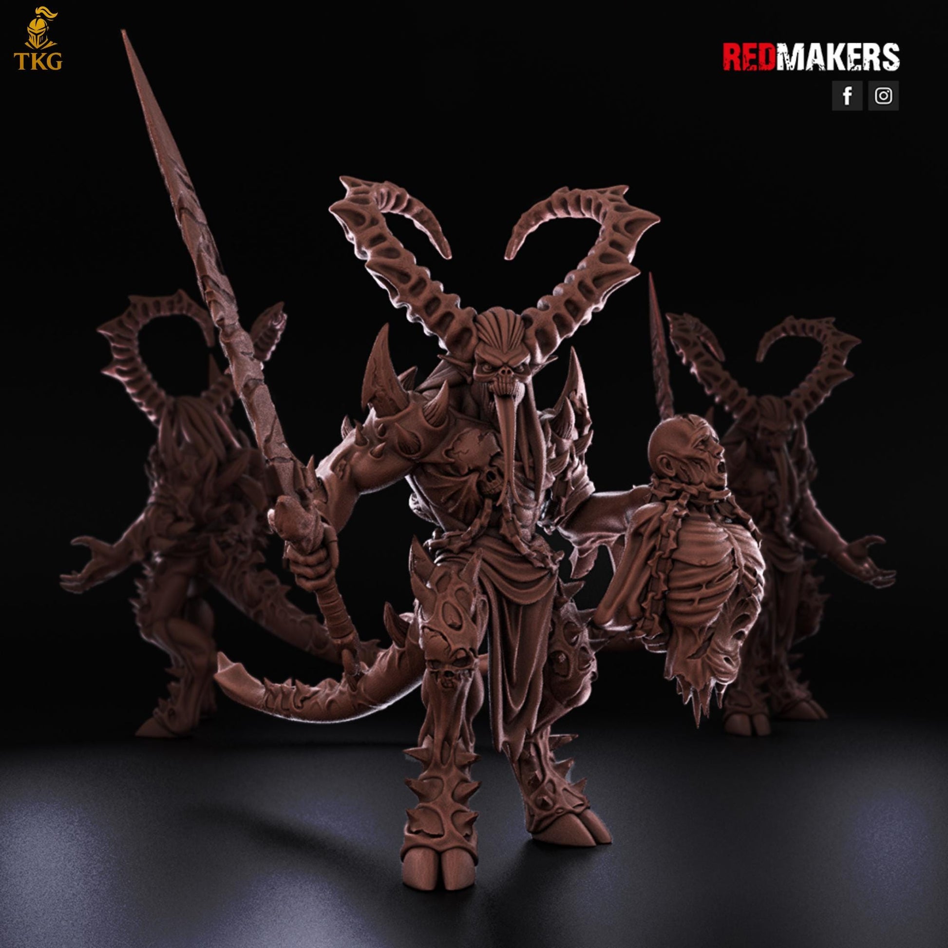 Bloodthirsty Master by RedMakers | 3D Printed Tabletop Miniatures