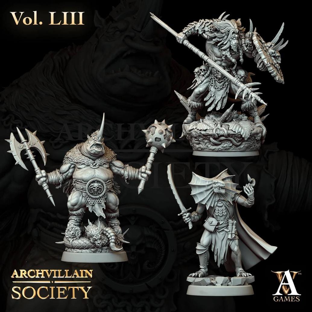 Old World - Primal Roar by ArchvillainGames | 3D Printed Miniatures