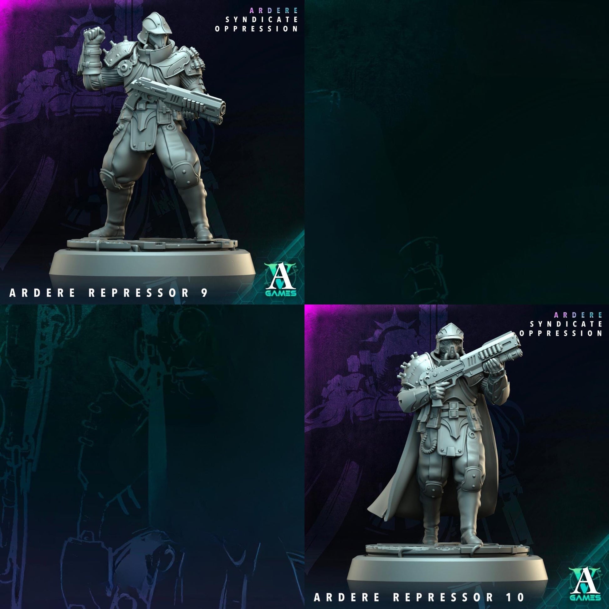Ardere Syndicate - Oppression by Archvillain Games | 3D Printed Miniatures