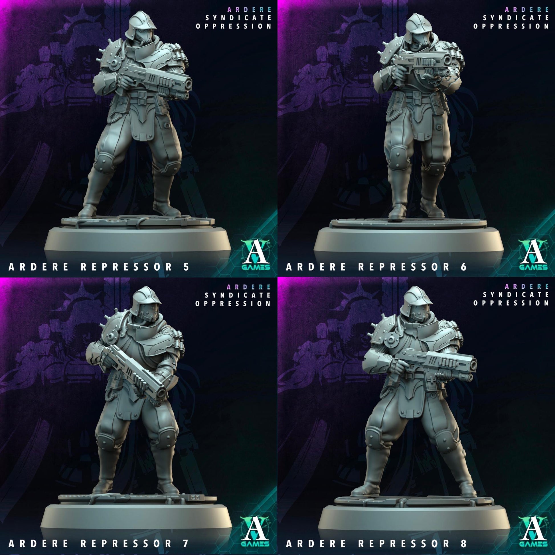 Ardere Syndicate - Oppression by Archvillain Games | 3D Printed Miniatures