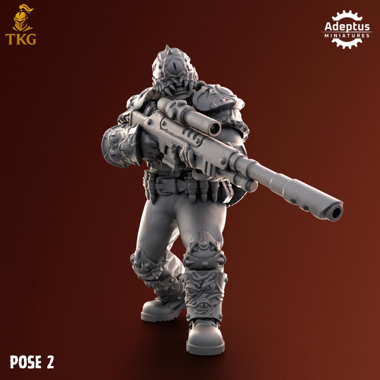 Rotmark Legion Snipers by Adeptus Miniatures | 3D printed Tabletop Miniatures