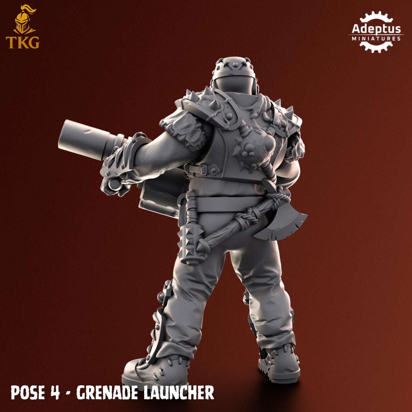 Rotmark Legion Special Weapons Team by Adeptus Miniatures | 3D printed Tabletop Miniatures