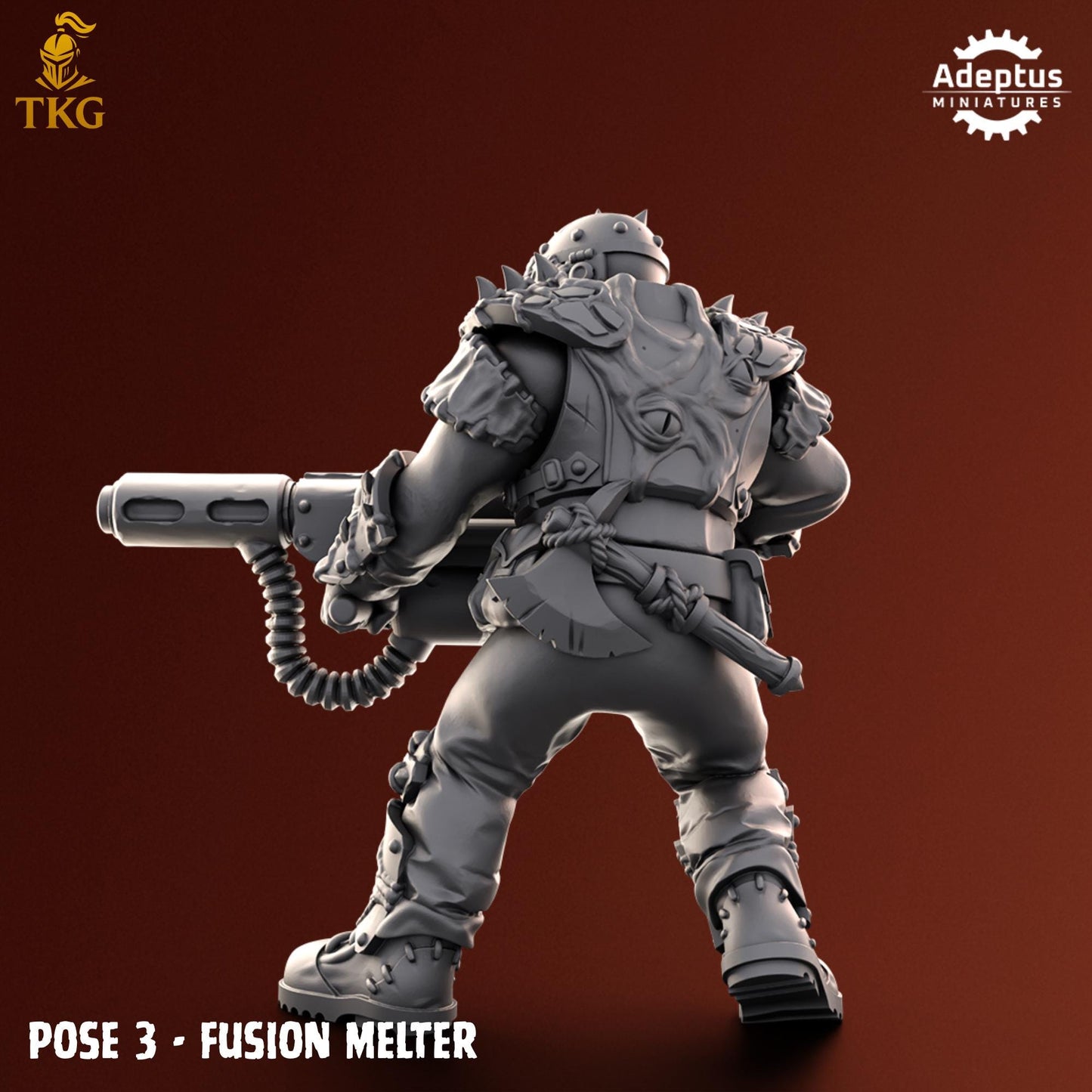 Rotmark Legion Special Weapons Team by Adeptus Miniatures | 3D printed Tabletop Miniatures