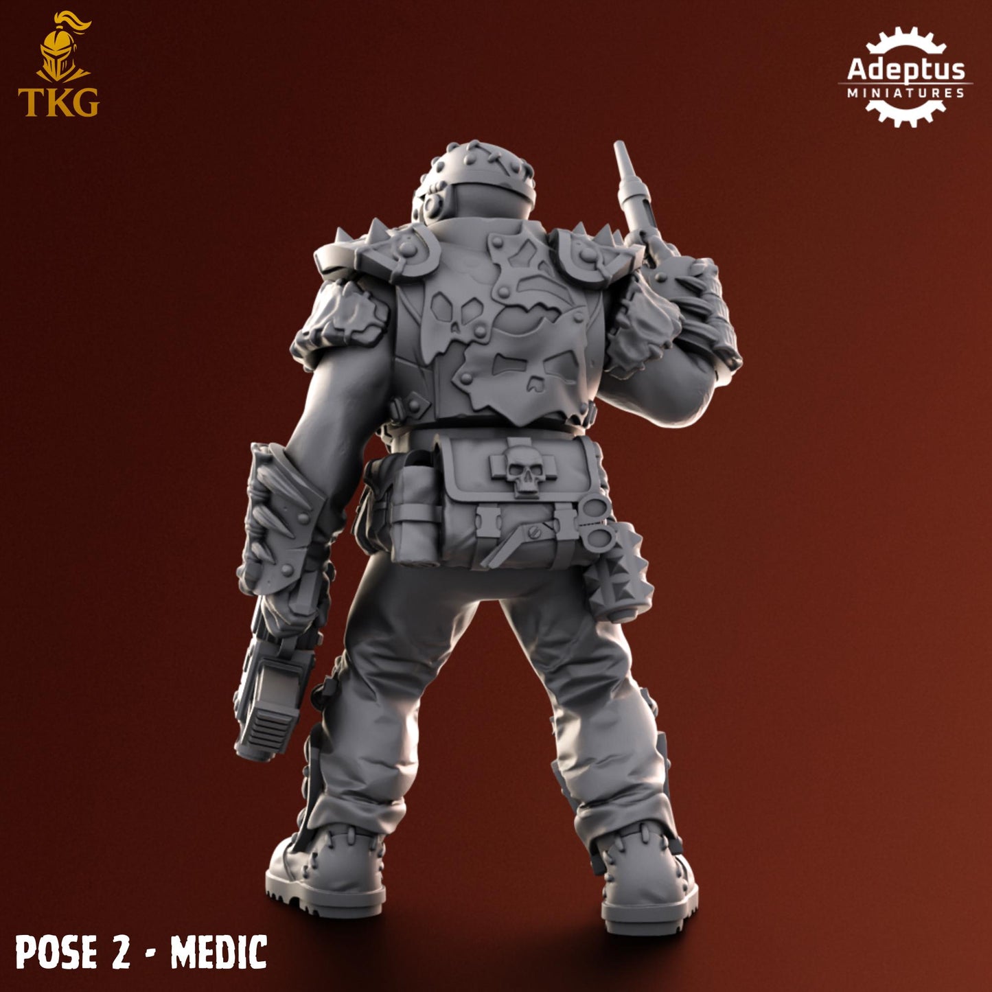 Rotmark Legion Command Squad by Adeptus Miniatures | 3D printed Tabletop Miniatures