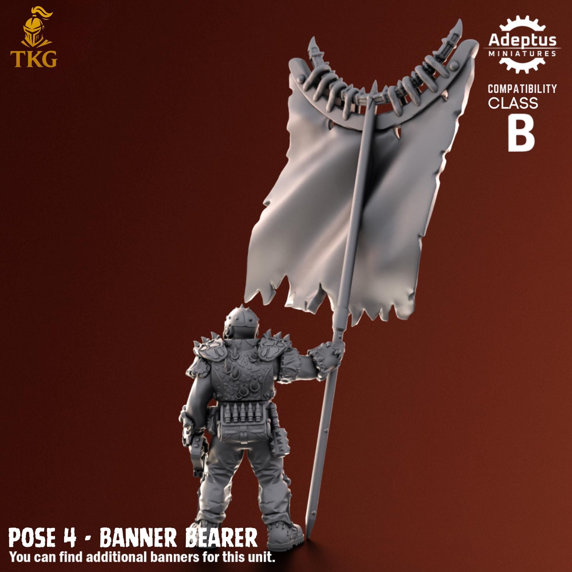 Rotmark Legion Command Squad by Adeptus Miniatures | 3D printed Tabletop Miniatures