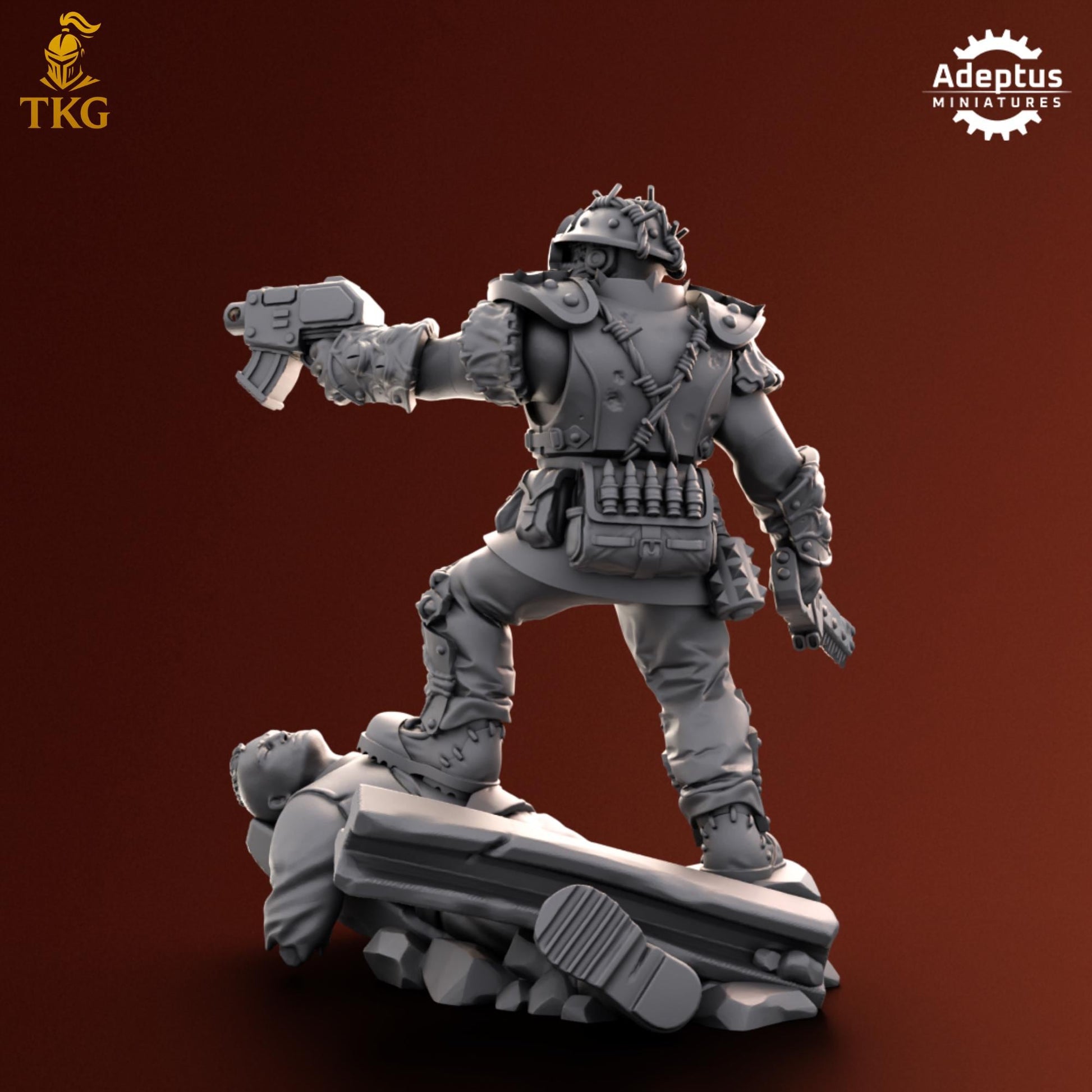 Rotmark Legion Commander by Adeptus Miniatures | 3D printed Tabletop Miniatures