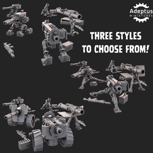 Guard Heavy Weapons by Adeptus Miniatures | Standalone Weapon Emplacements | 3D printed Tabletop Miniatures