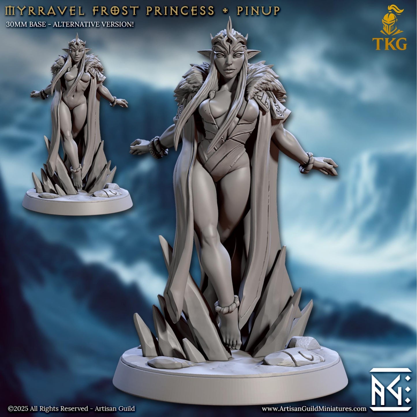 Frost Alfar of Skutagaard by Artisan Guild | 3D Printed Miniatures | Fantasy Models