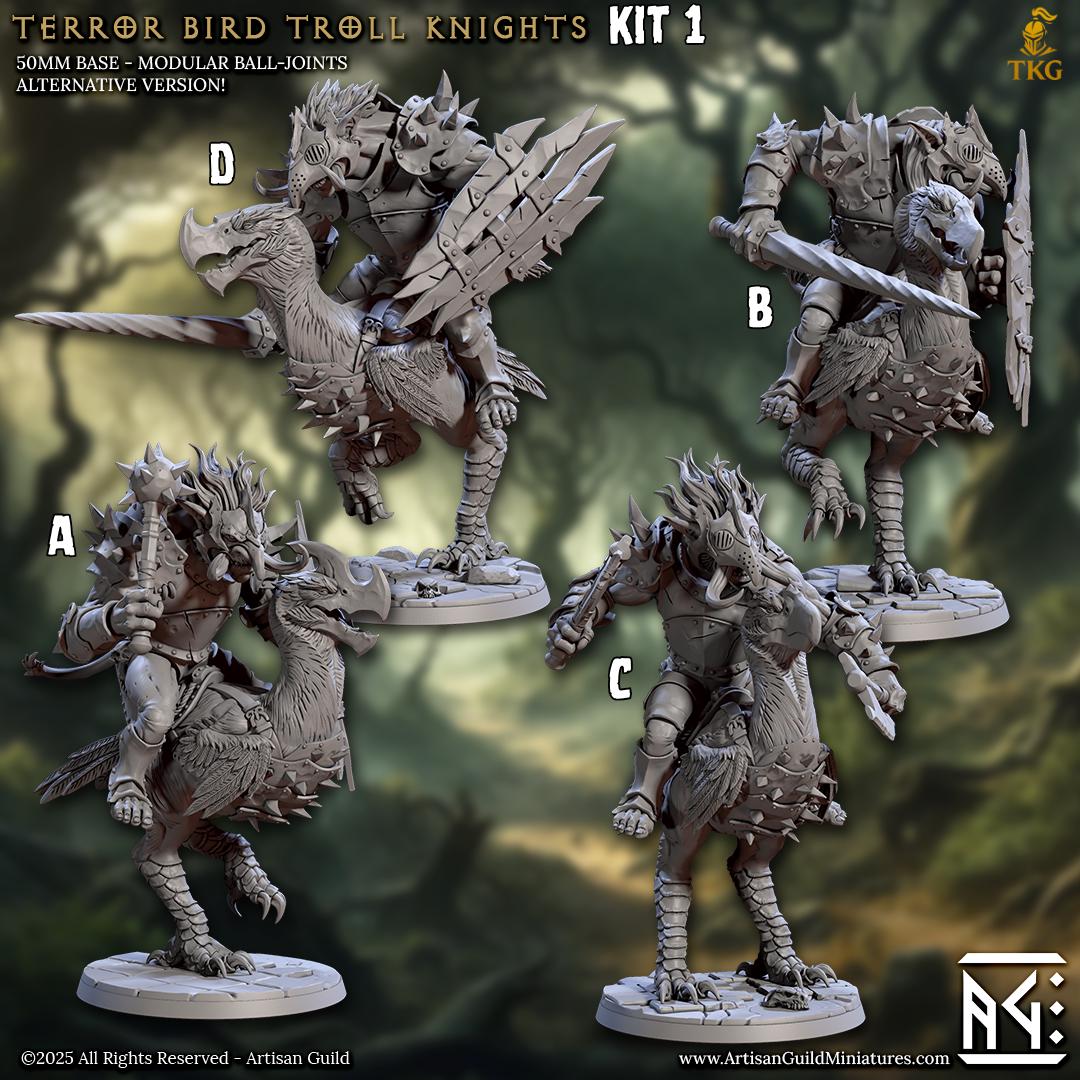 Ironkeep War Trolls by Artisan Guild | 3D Printed Miniatures | Fantasy Models