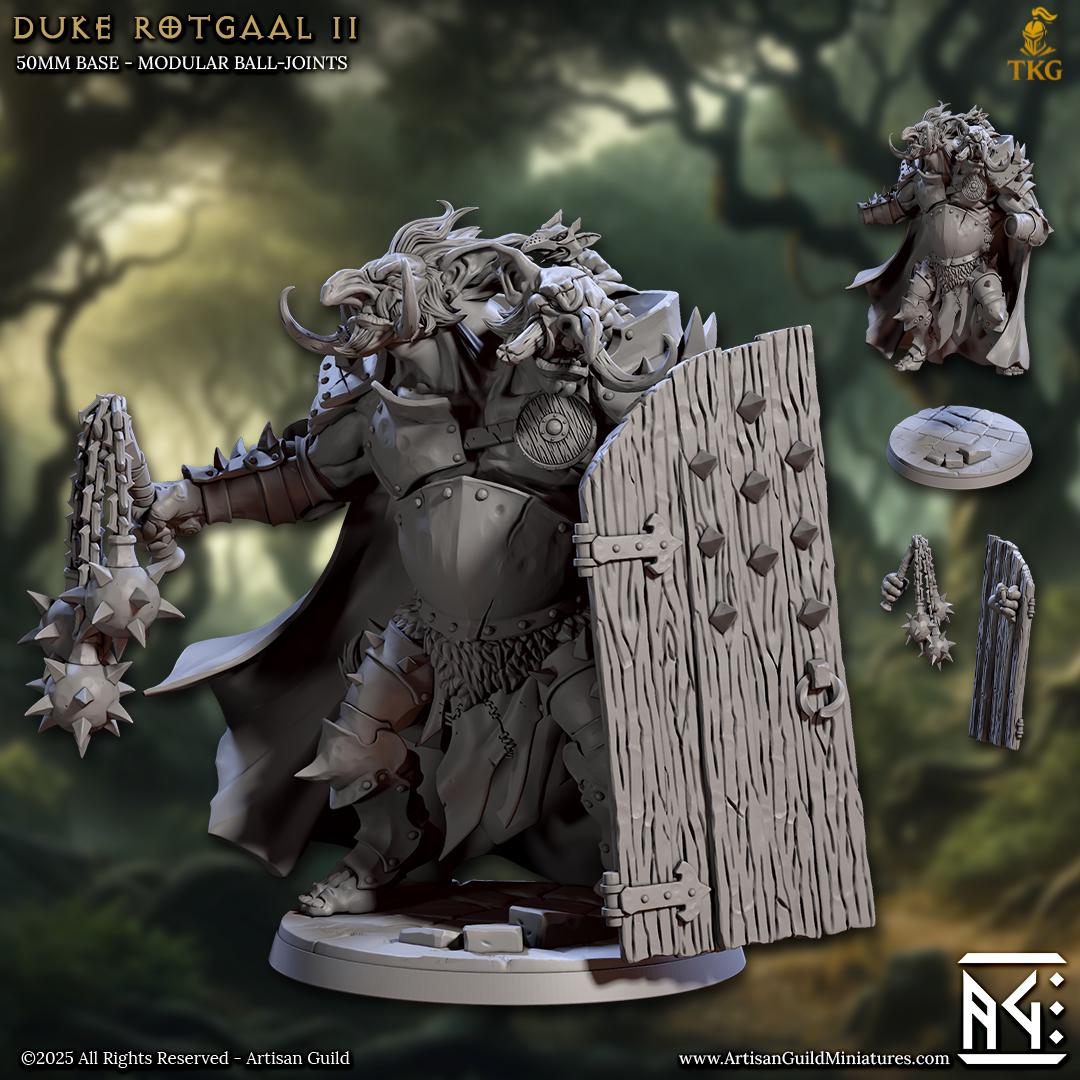 Ironkeep War Trolls by Artisan Guild | 3D Printed Miniatures | Fantasy Models