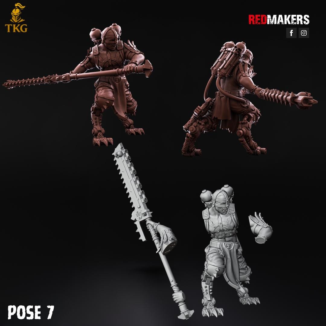 The Scarbinders Kill Squad by Red Makers | 3D printed Tabletop Miniatures