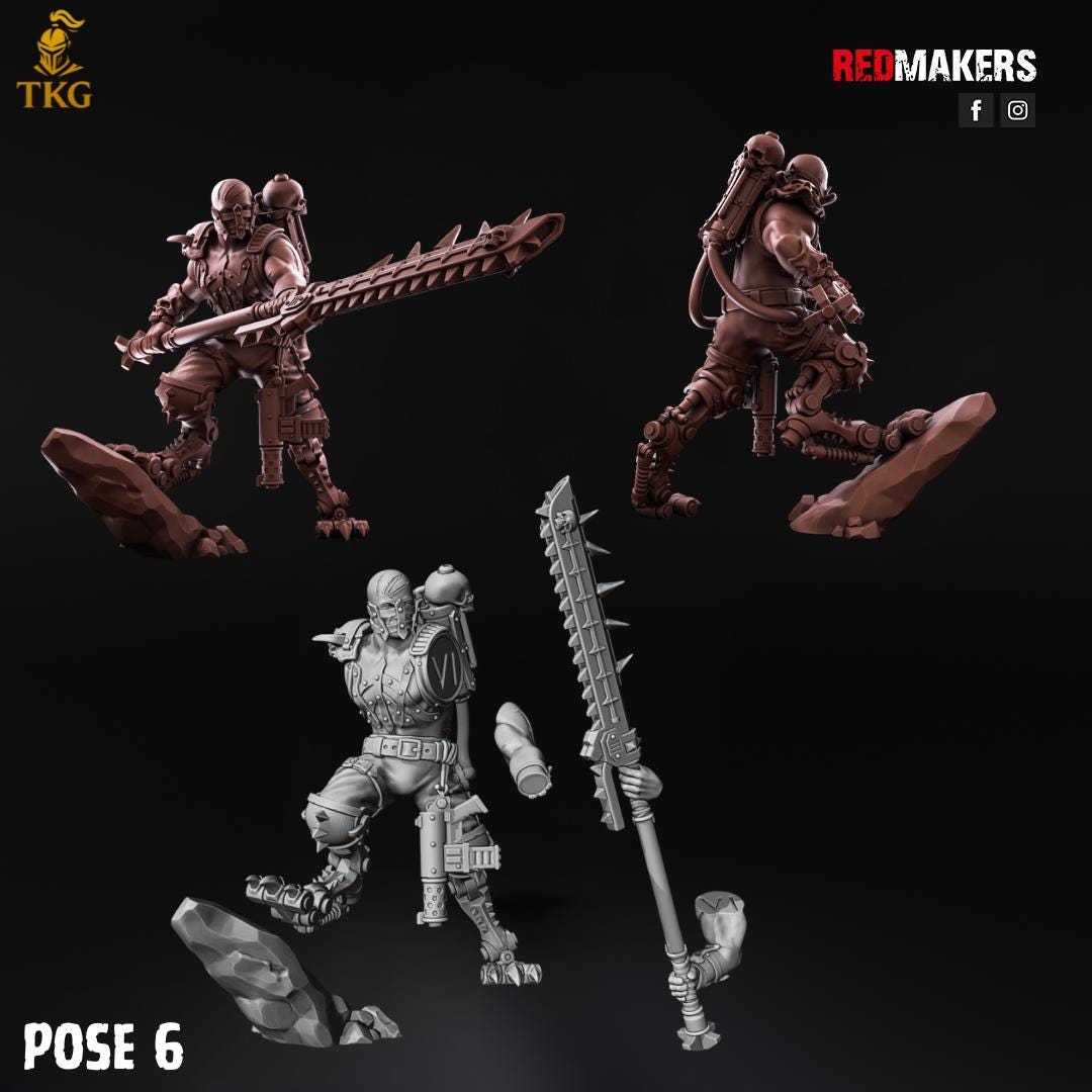 The Scarbinders Kill Squad by Red Makers | 3D printed Tabletop Miniatures