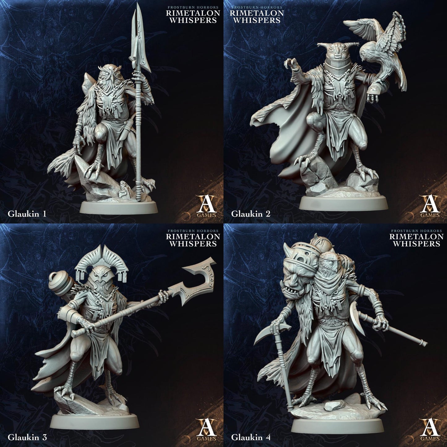Rimetalon Whispers - Frostburn Horrors by ArchvillainGames | 3D Printed Miniatures