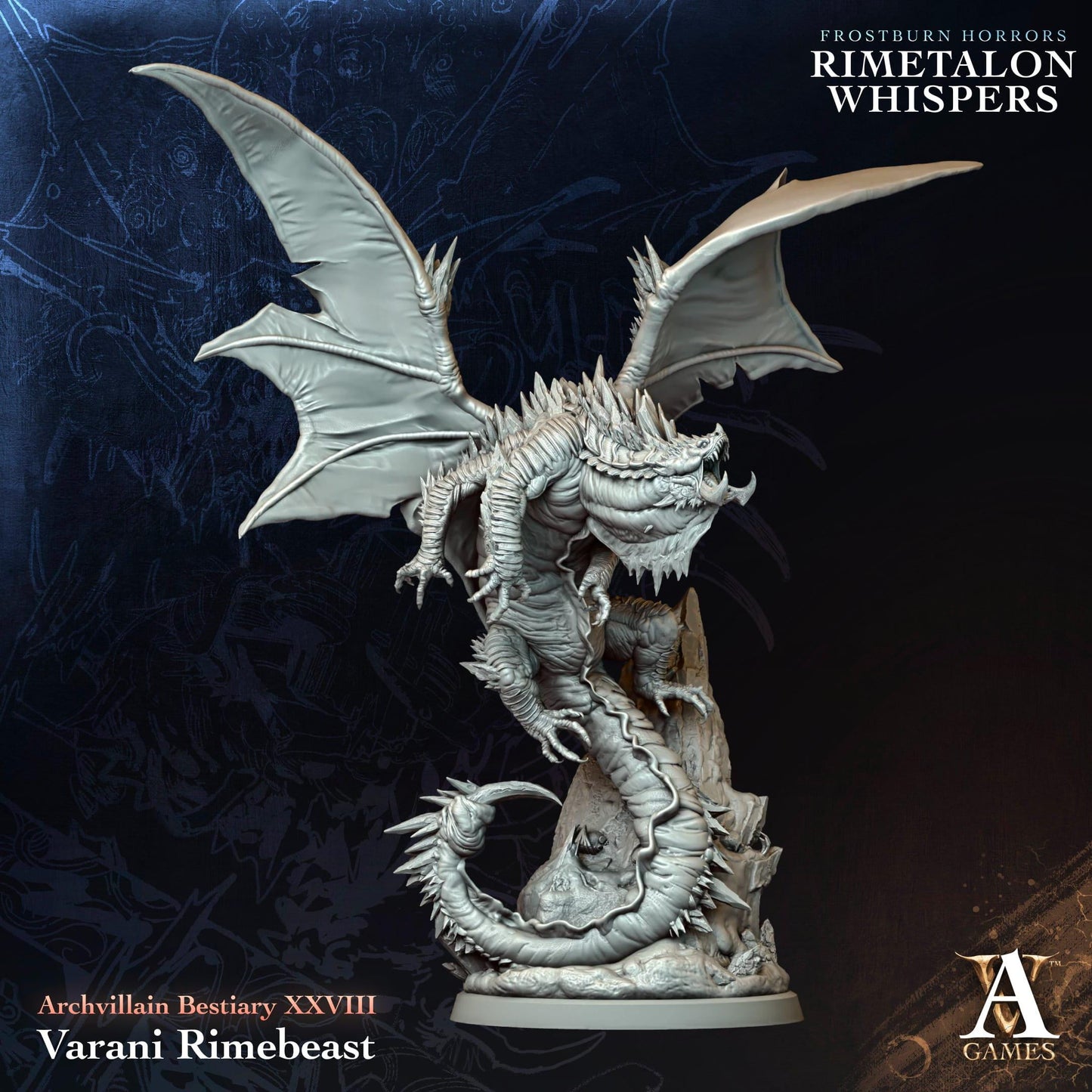 Rimetalon Whispers - Frostburn Horrors by ArchvillainGames | 3D Printed Miniatures