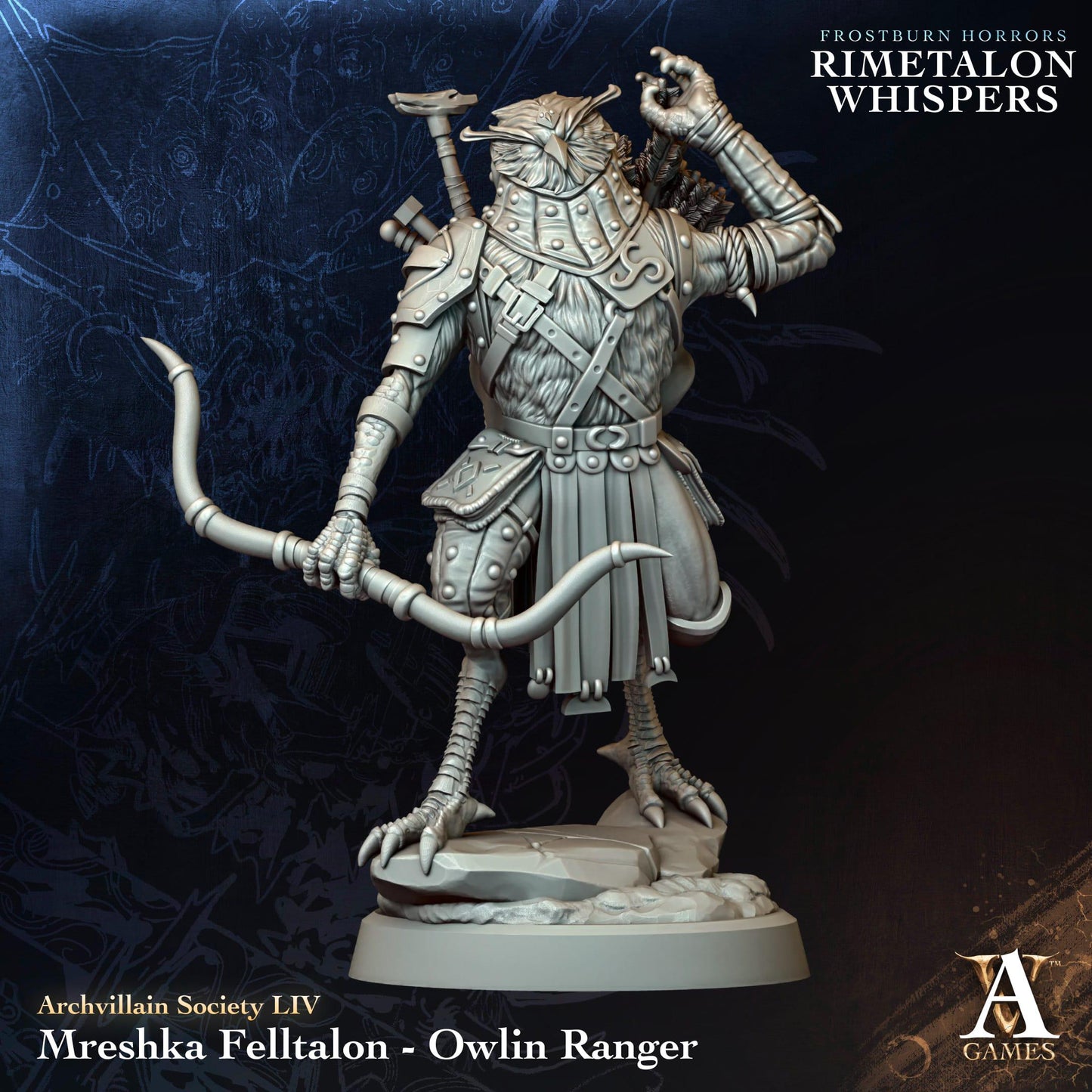 Rimetalon Whispers - Frostburn Horrors by ArchvillainGames | 3D Printed Miniatures