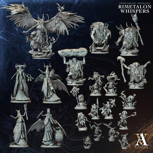 Rimetalon Whispers - Frostburn Horrors by ArchvillainGames | 3D Printed Miniatures