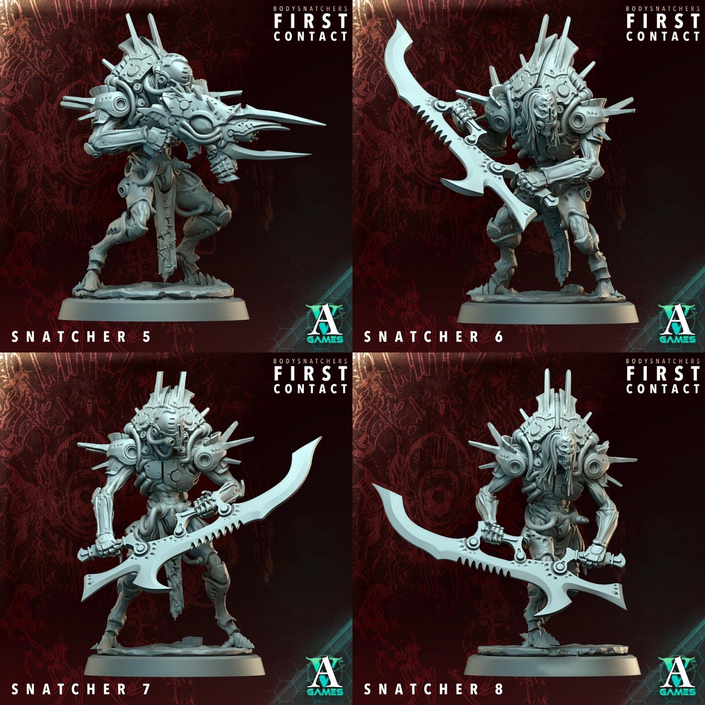 Bodysnatchers - First Contact by ArchvillainGames | 3D Printed Miniatures