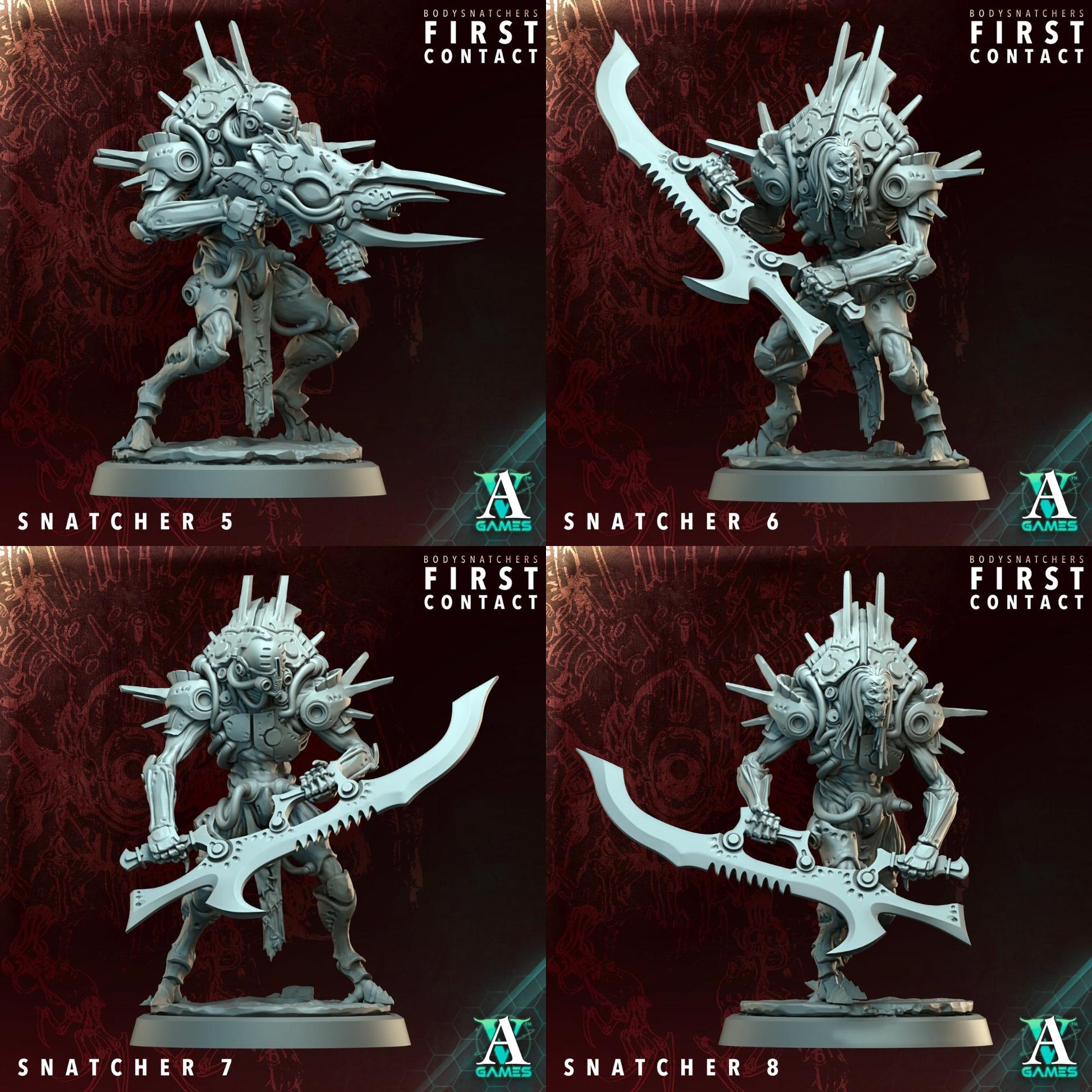 Bodysnatchers - First Contact by ArchvillainGames | 3D Printed Miniatures