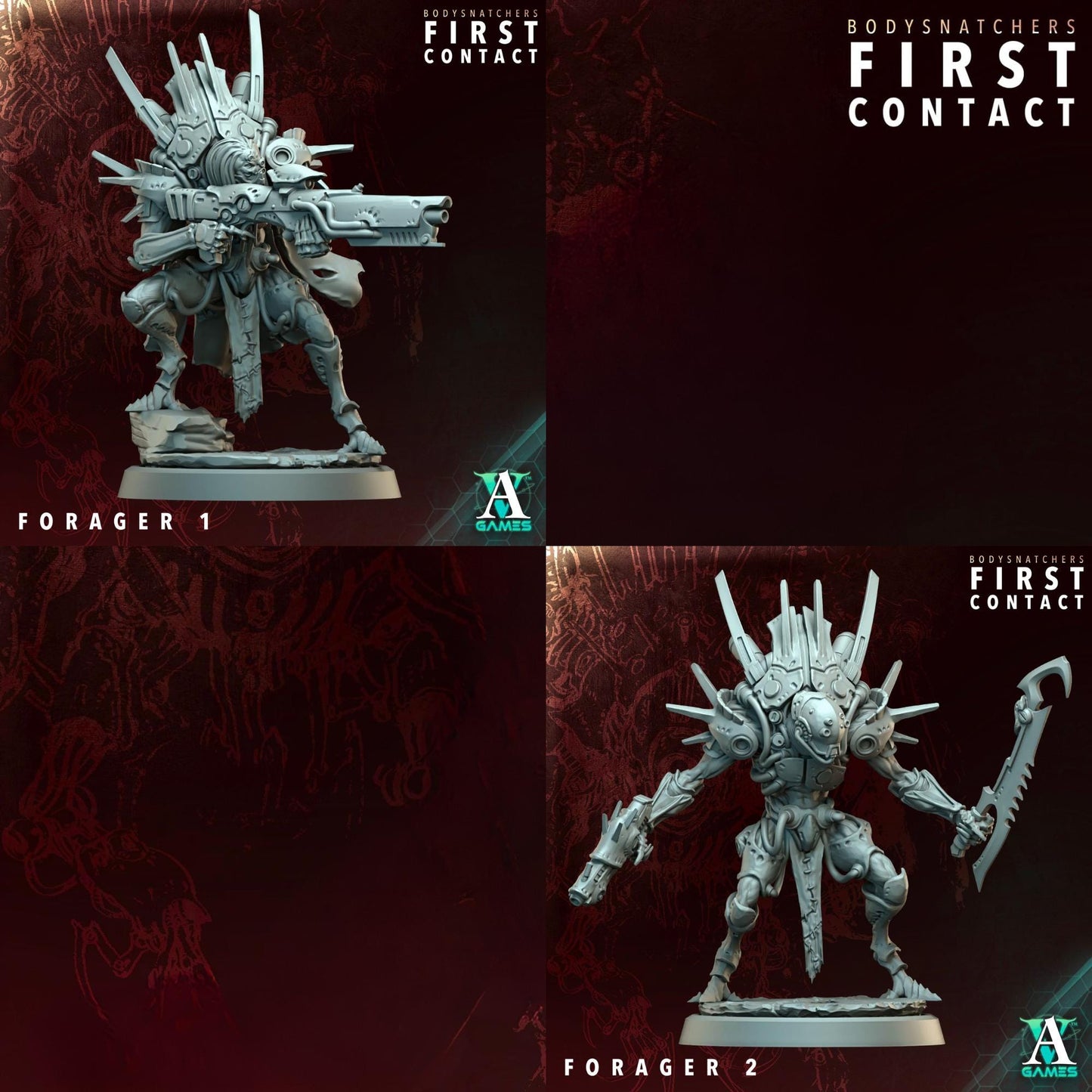 Bodysnatchers - First Contact by ArchvillainGames | 3D Printed Miniatures