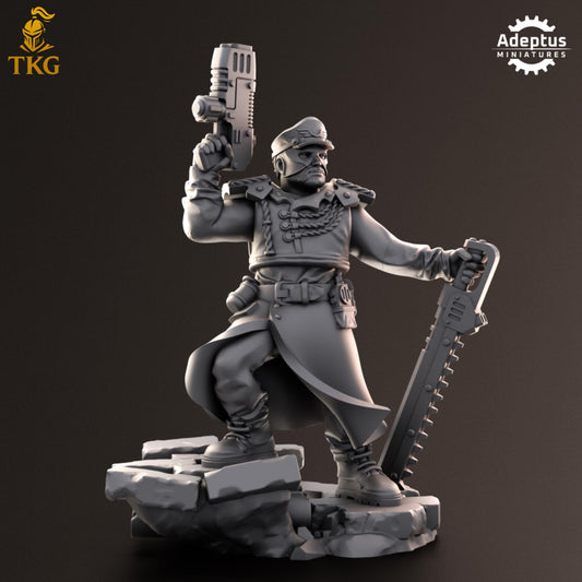 Nightcloak Regiment Commander by Adeptus Miniatures | 3D printed Tabletop Miniatures