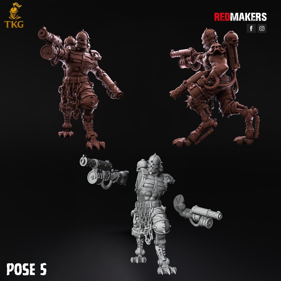 The Scarbinders Kill Squad by Red Makers | 3D printed Tabletop Miniatures