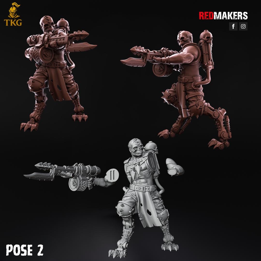 The Scarbinders Kill Squad by Red Makers | 3D printed Tabletop Miniatures