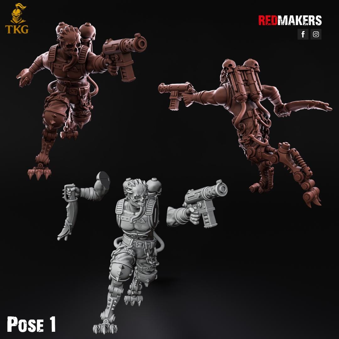 The Scarbinders Kill Squad by Red Makers | 3D printed Tabletop Miniatures