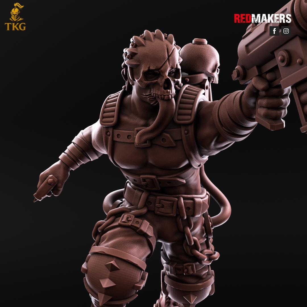 The Scarbinders Kill Squad by Red Makers | 3D printed Tabletop Miniatures