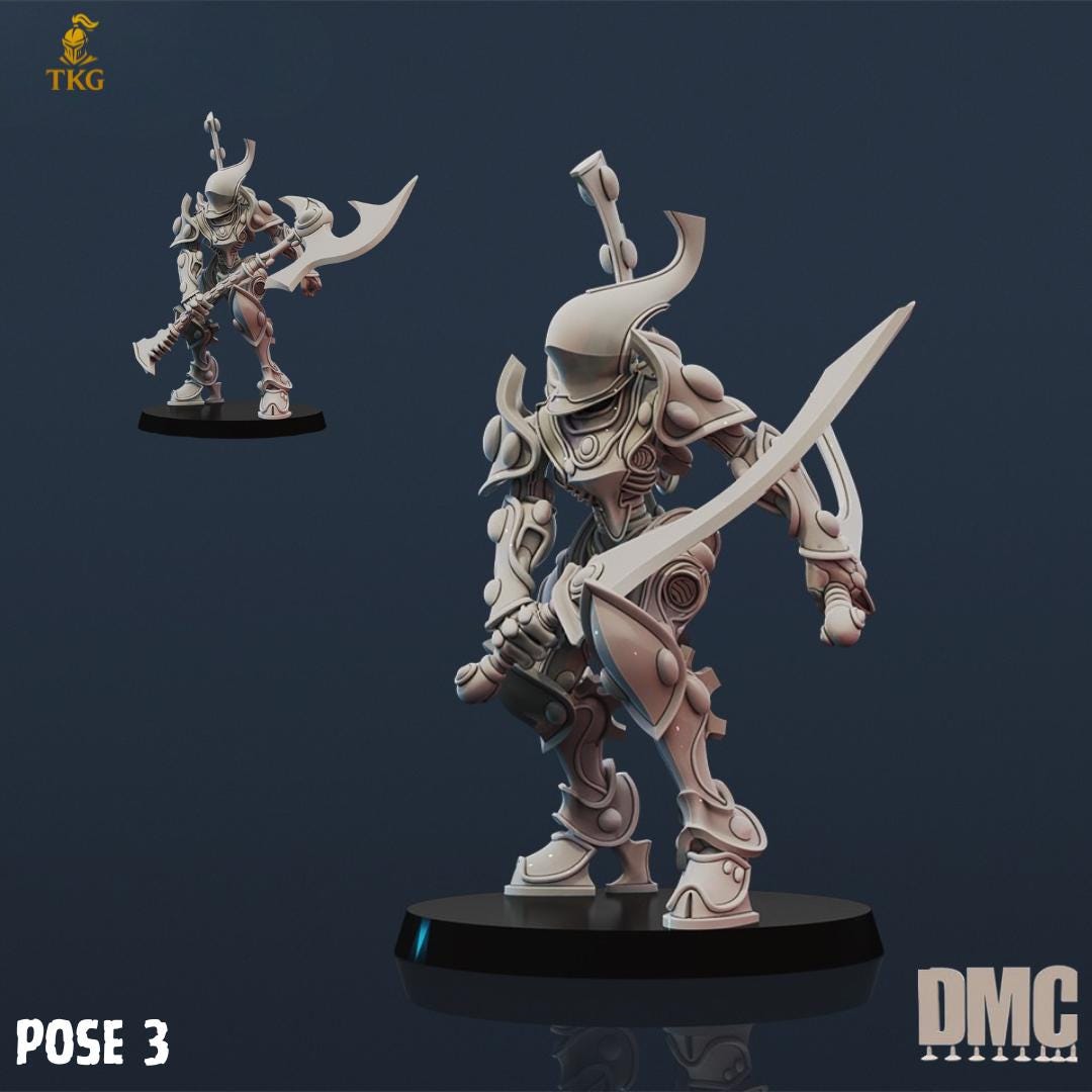 Bone Blades by DrunkMag0sCellar | Alternate Version available | 3D printed Tabletop Miniatures