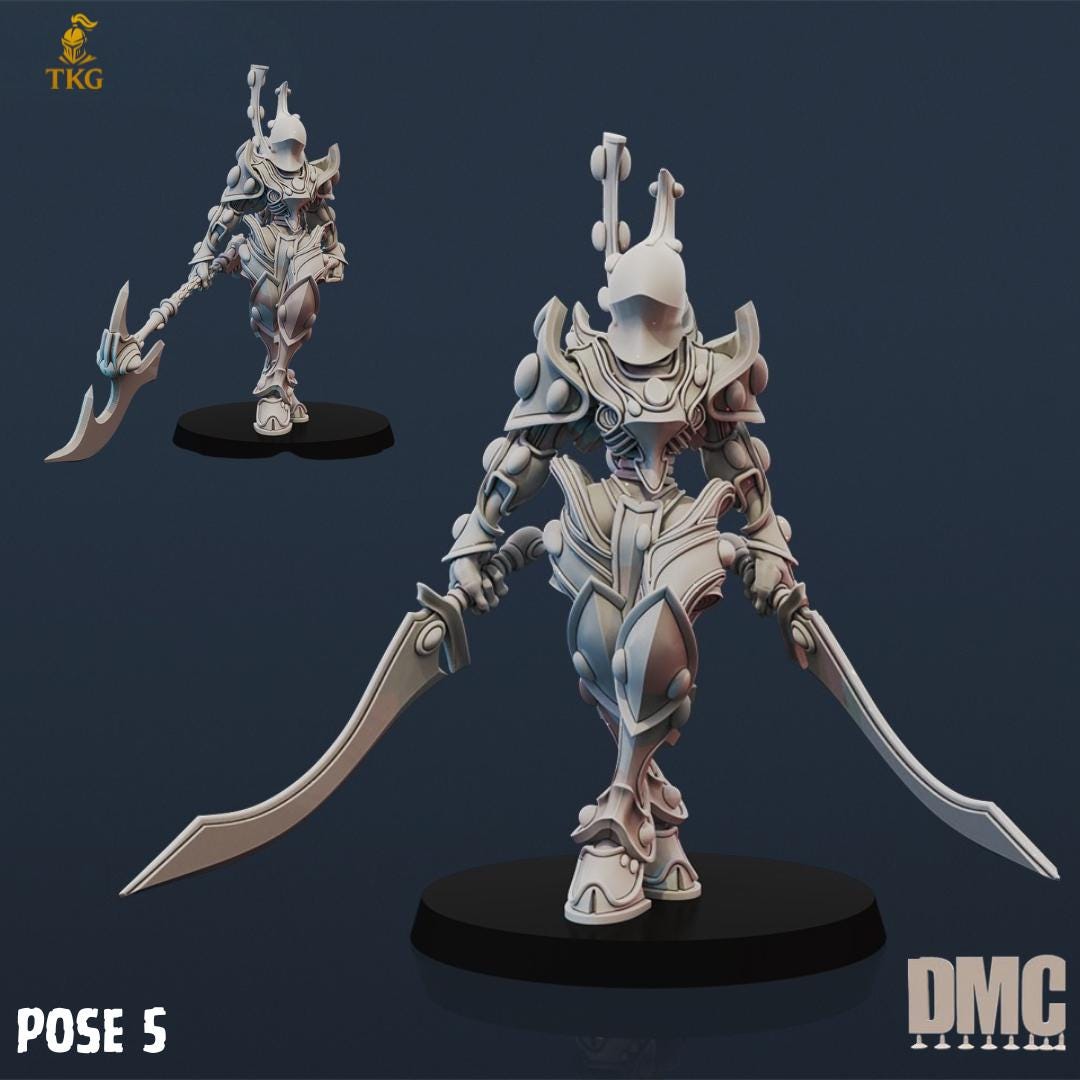 Bone Blades by DrunkMag0sCellar | Alternate Version available | 3D printed Tabletop Miniatures