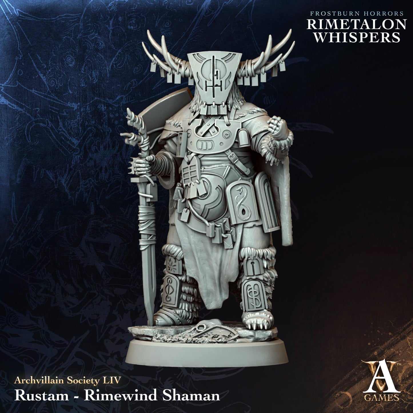 Rimetalon Whispers - Frostburn Horrors by ArchvillainGames | 3D Printed Miniatures