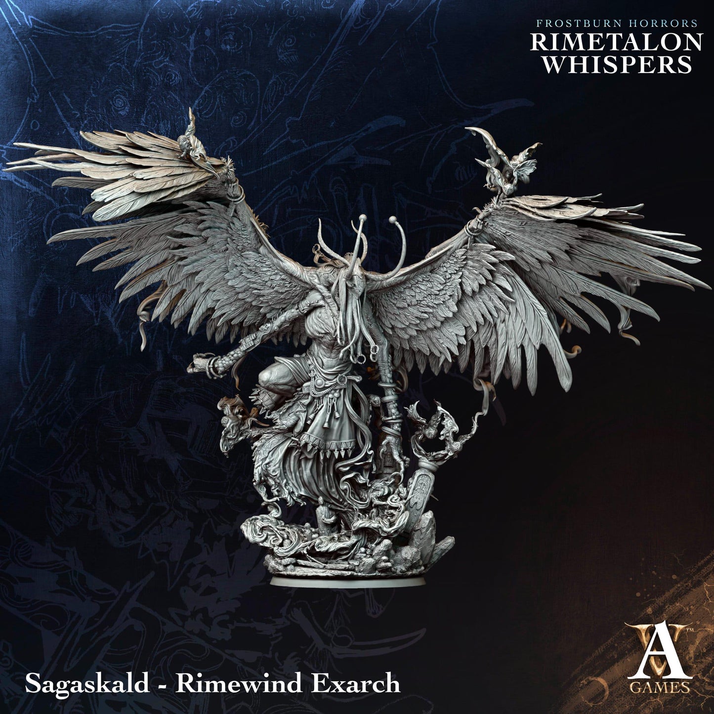 Rimetalon Whispers - Frostburn Horrors by ArchvillainGames | 3D Printed Miniatures